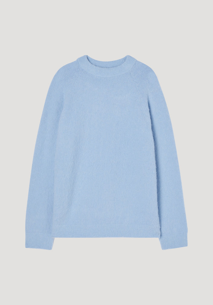 Alpaca wool blend sweater | sky