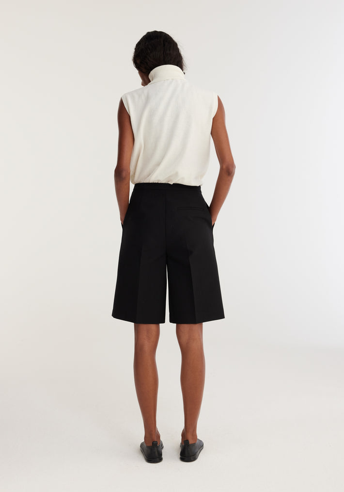 Tailored wool shorts | noir