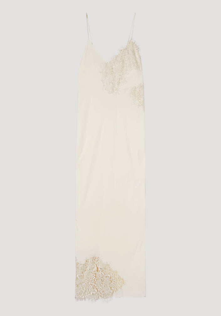 Lace camisole dress | Cream (O)