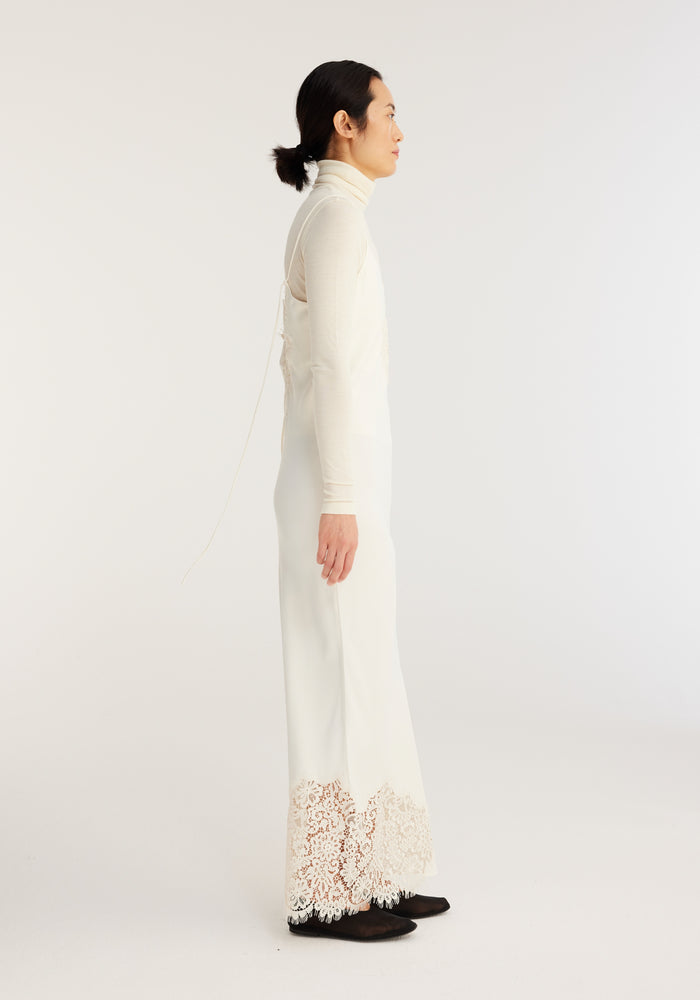 Lace camisole dress | Cream (O)