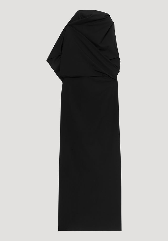 Occasion dress with open back | noir