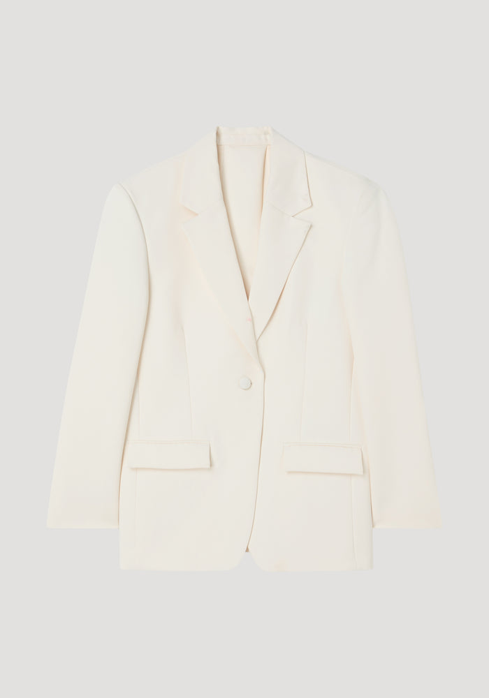 High vent tailored jacket | off white