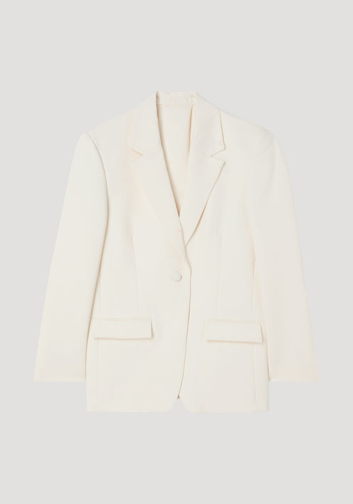 High vent tailored jacket | off white