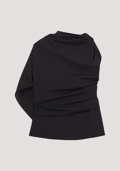 Occasion top with open back | noir