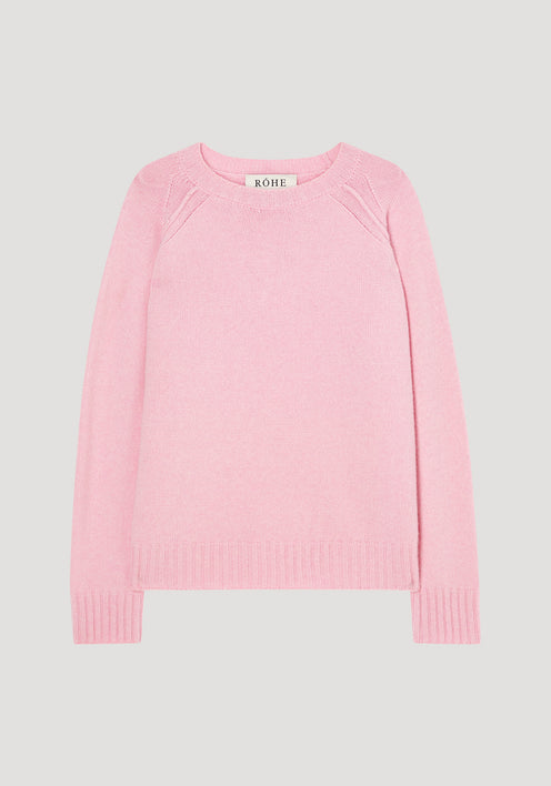 Wool cashmere sweater | soft pink