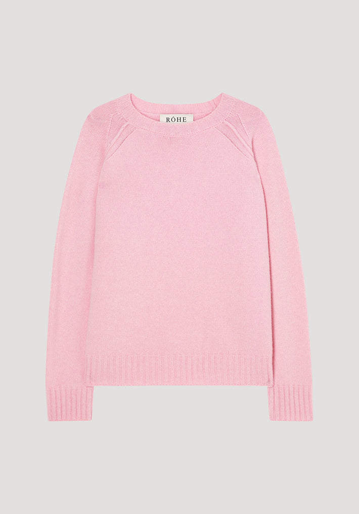 Wool cashmere sweater | soft pink
