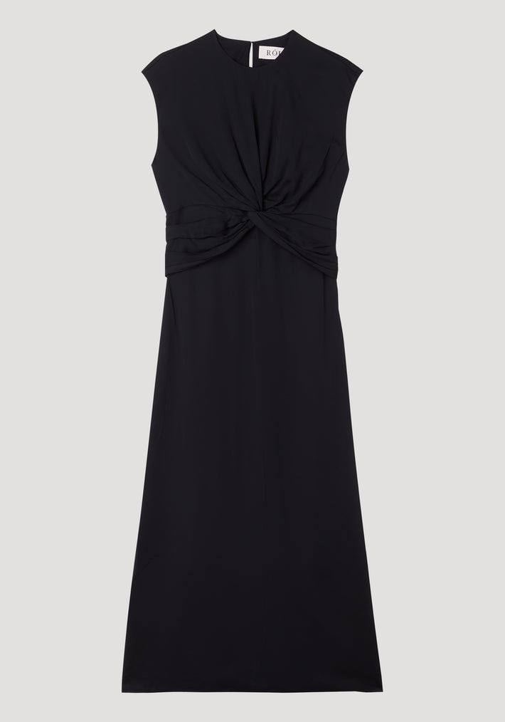 Draped dress | black