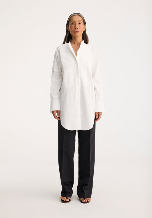 Modern tuxedo shirt | optic white