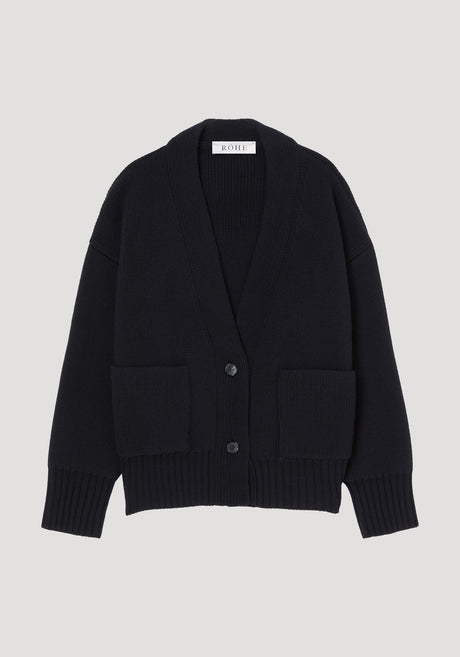 Compact cardigan | black