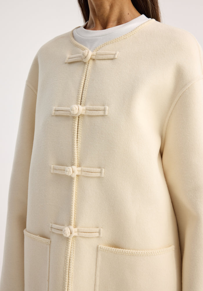 Traditional double-faced jacket | off white