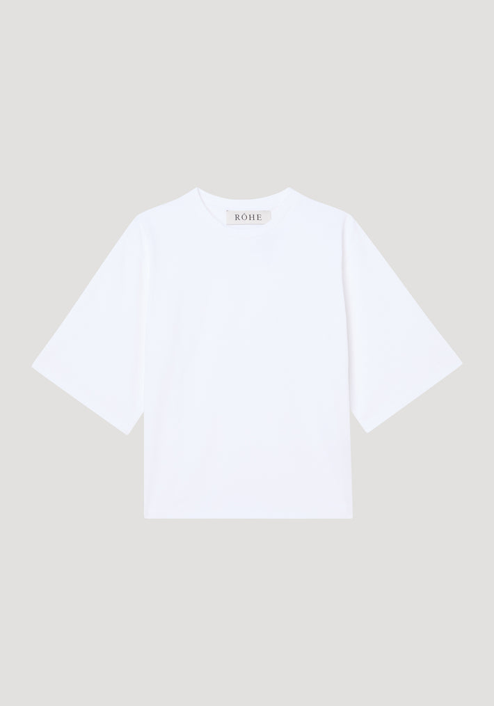 Fitted logo t-shirt | optic white