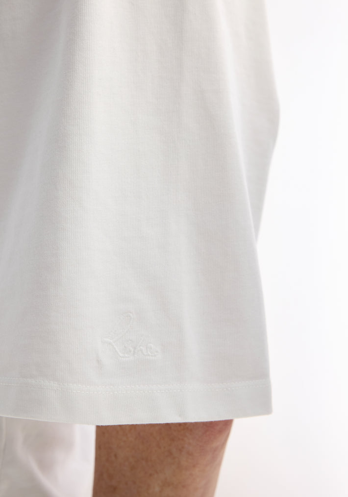 Fitted logo t-shirt | optic white