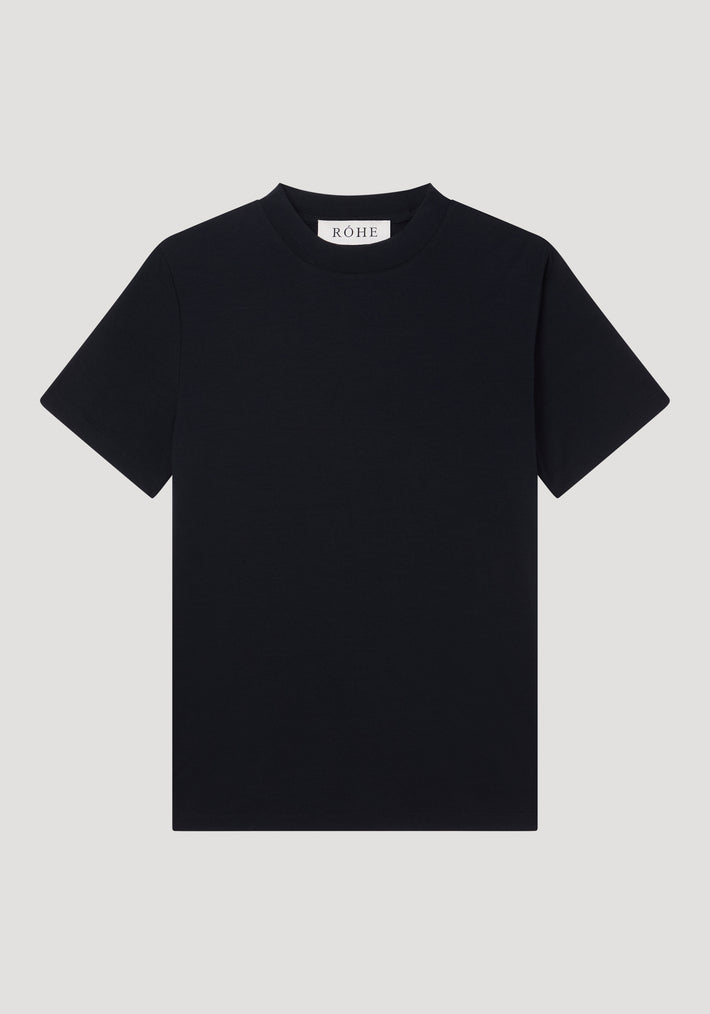 Relaxed wool t-shirt | black