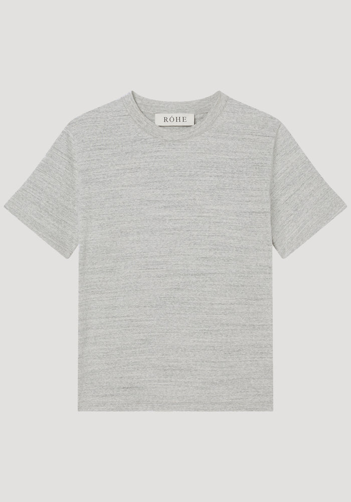 Japanese mouliné jersey T-Shirt | light grey melange