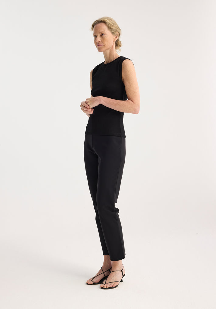 Cigarette scuba trousers | black