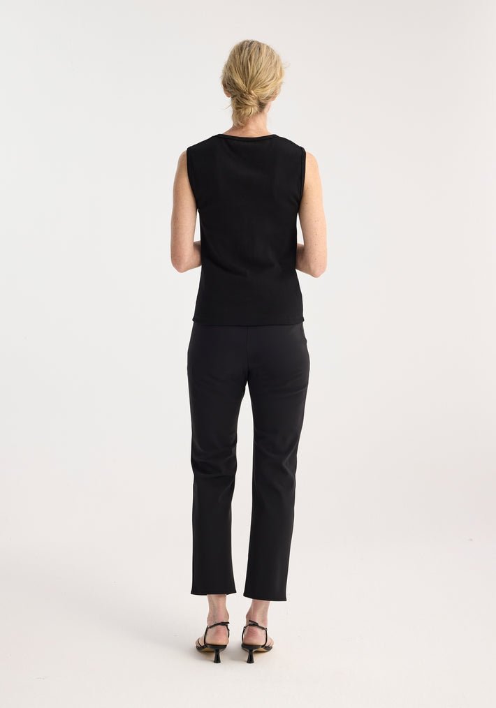 Cigarette scuba trousers | black