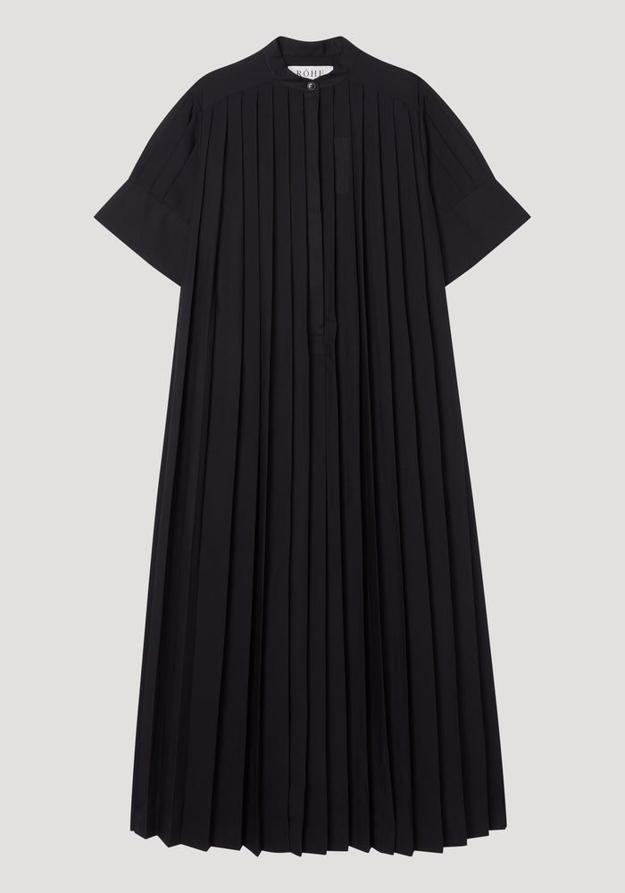 Harmonica plissé dress | black