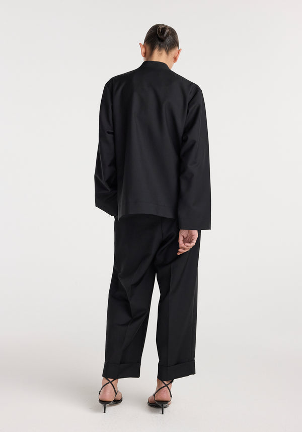 Pankou closure jacket | black
