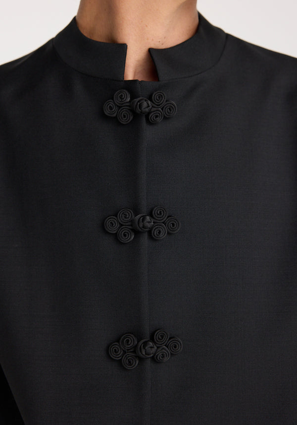 Pankou closure jacket | black