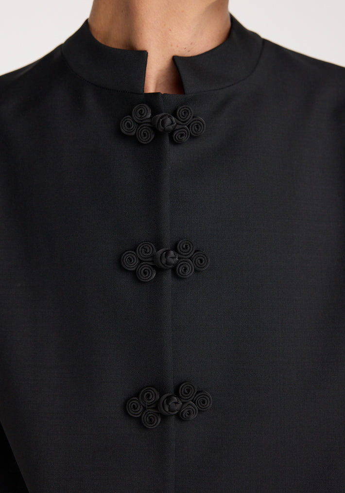 Pankou closure jacket | black