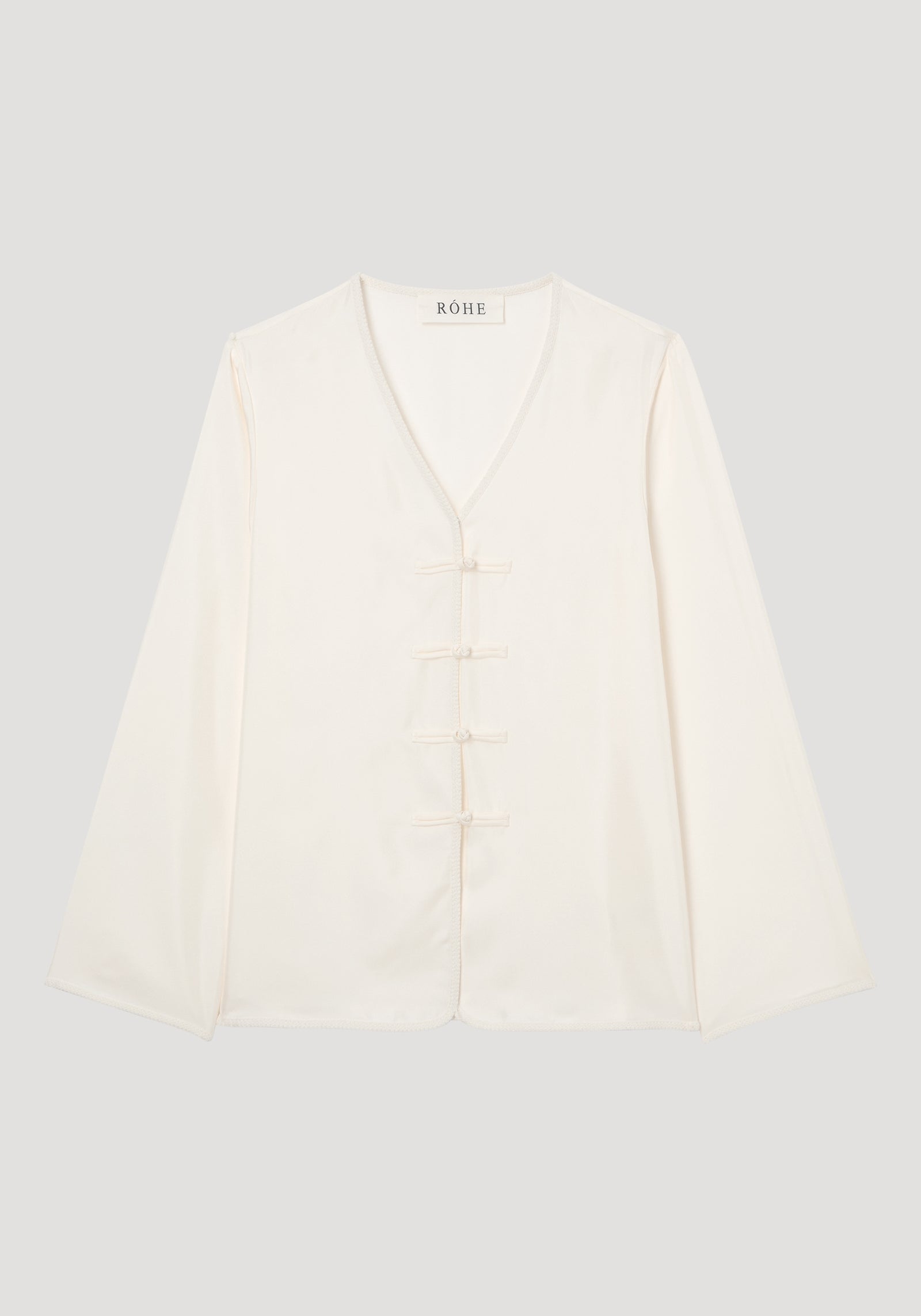 Pankou closure silk top | cream