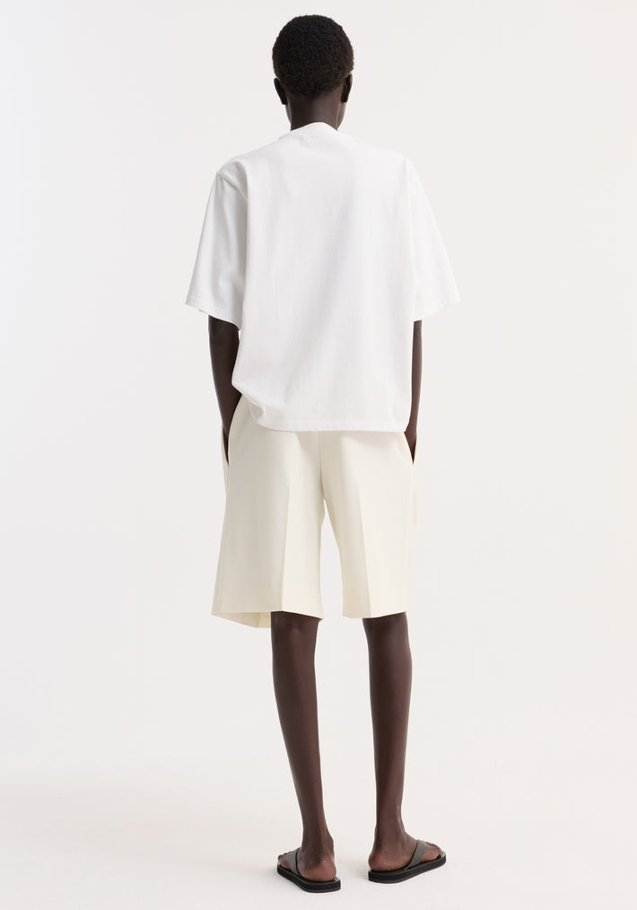 Oversized cotton t-shirt | optic white