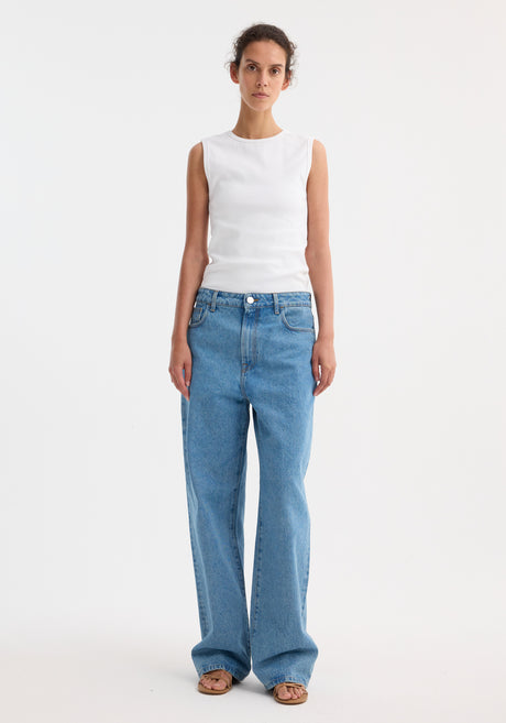Baggy fit denim | denim blue