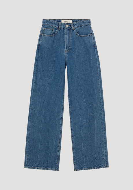 Signature baggy fit denim | mid denim blue