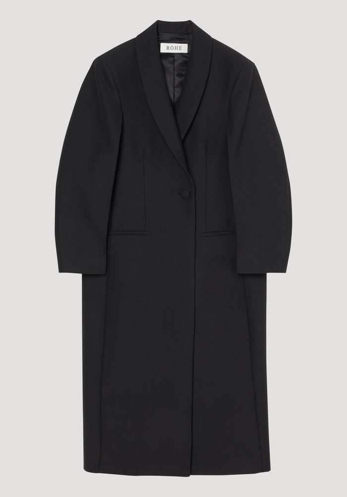 Signature opera coat | black