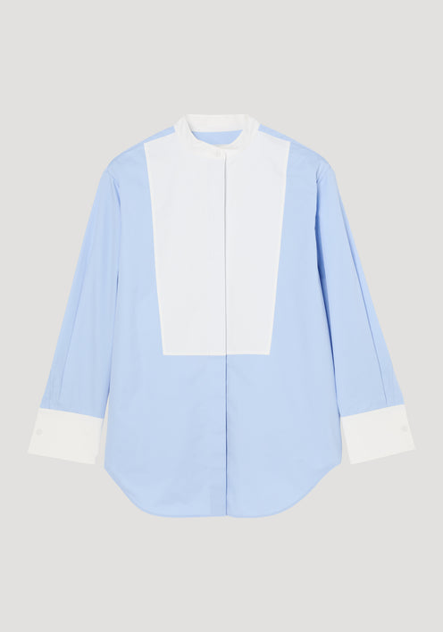 Tuxedo shirt | powder blue