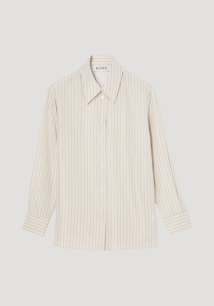 Silk striped shirt | classic stripe