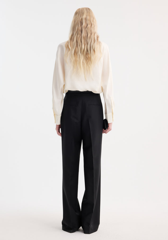 Relaxed fit button down top | cream