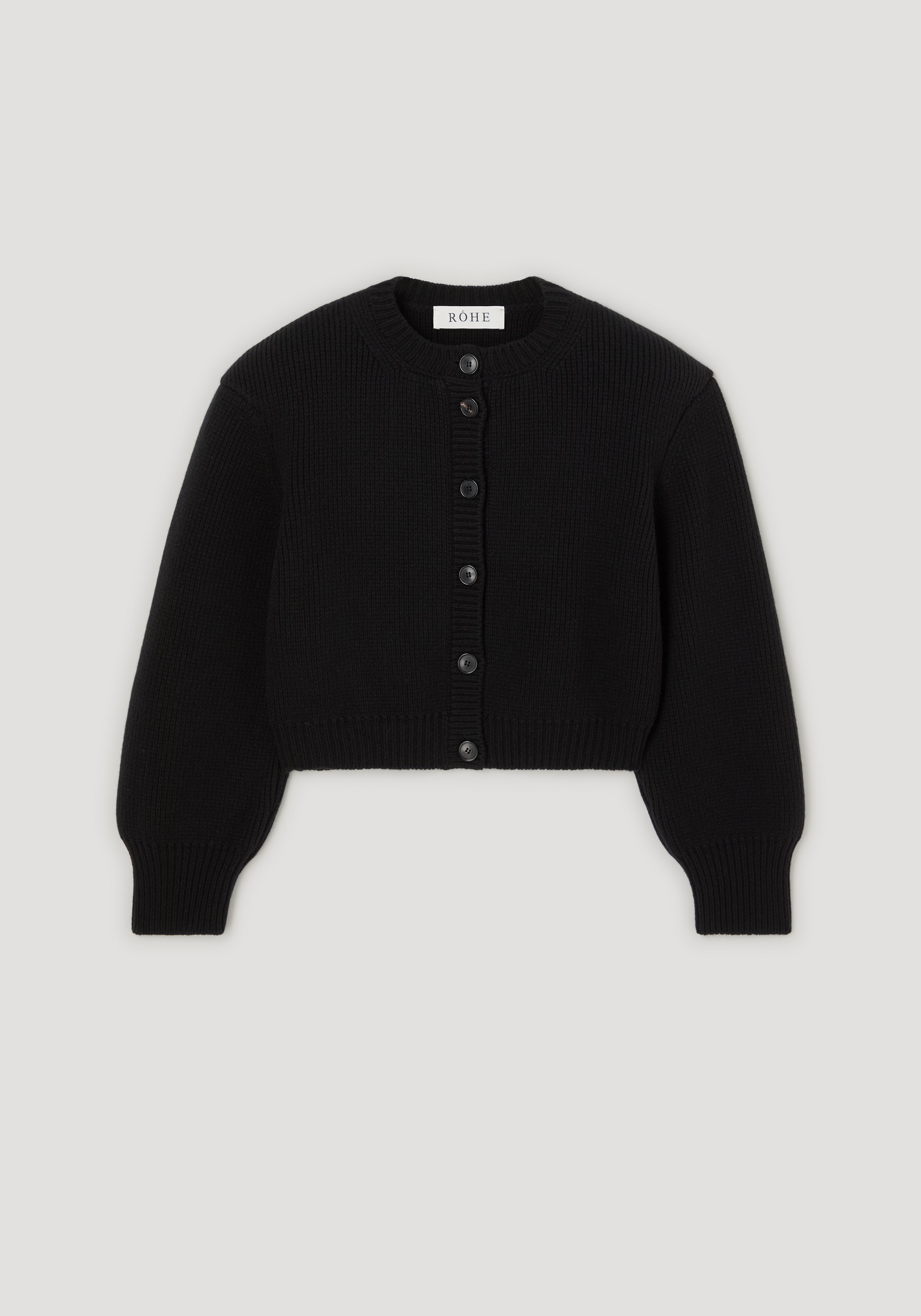 Statement shoulder cardigan– Róhe Statement shoulder cardigan– Róhe