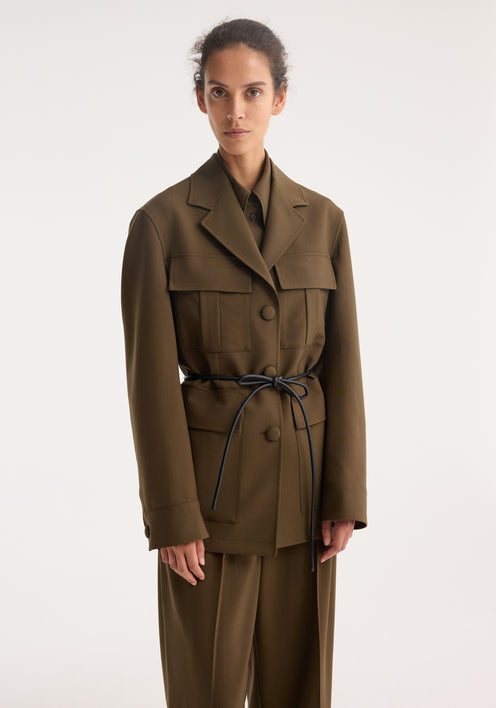 Safari blazer-jacket | forest