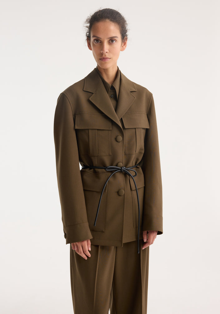 Safari blazer-jacket | forest