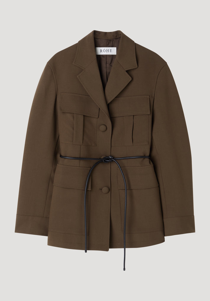 Safari blazer-jacket | forest