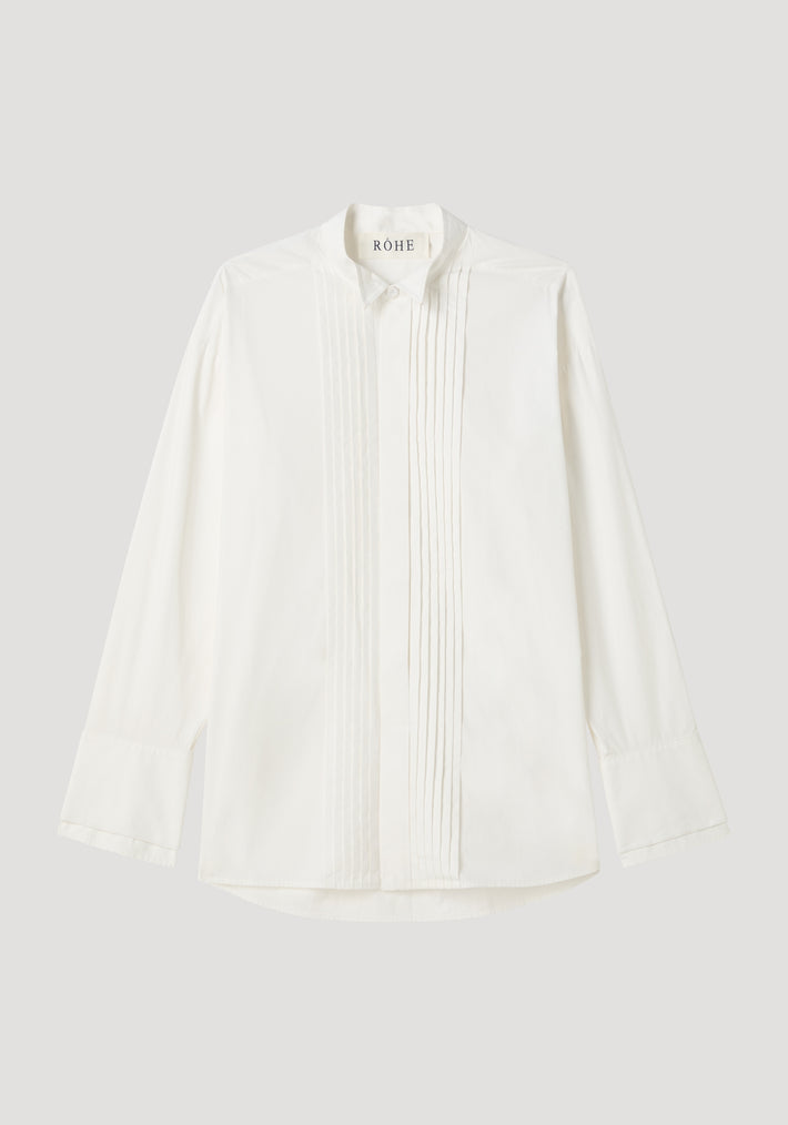 Tuxedo wired shaped shirt | optic white