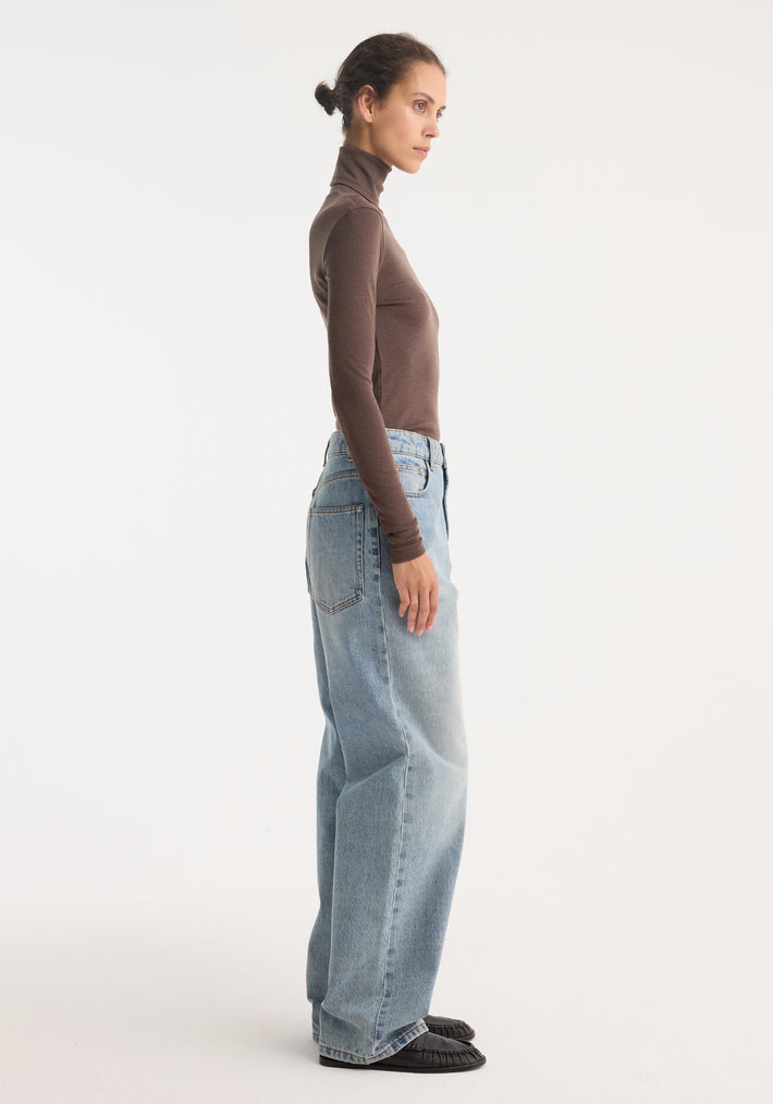 Signature baggy fit denim | classic blue