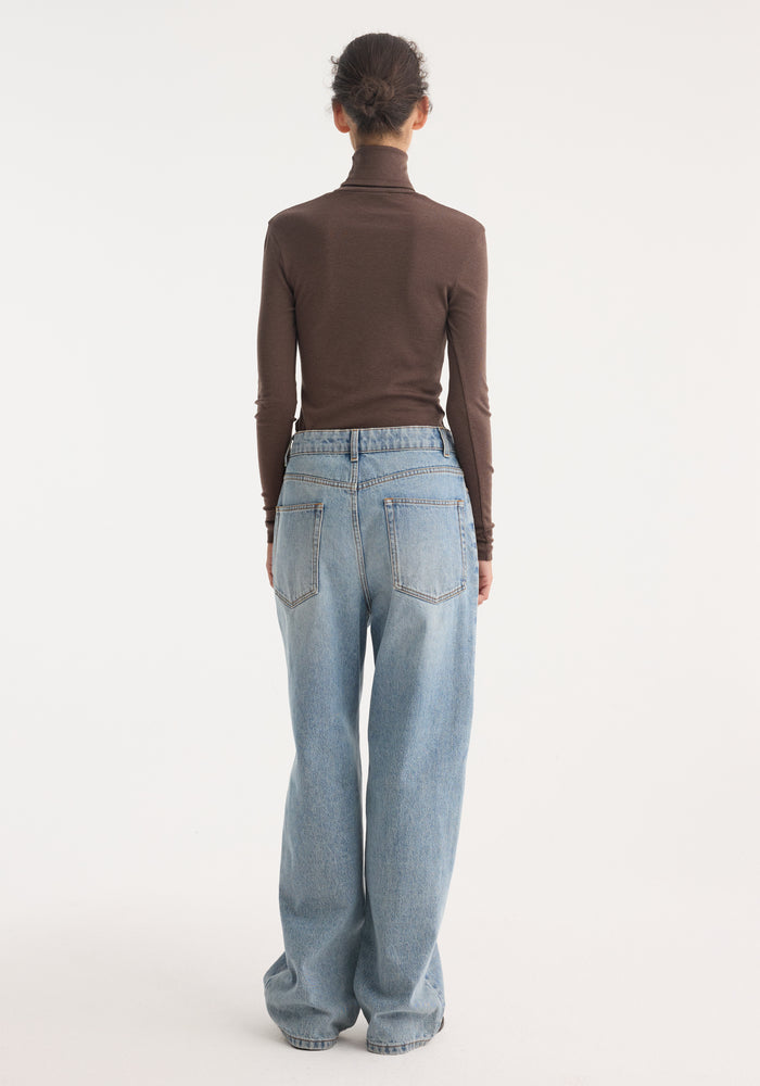 Signature baggy fit denim | classic blue