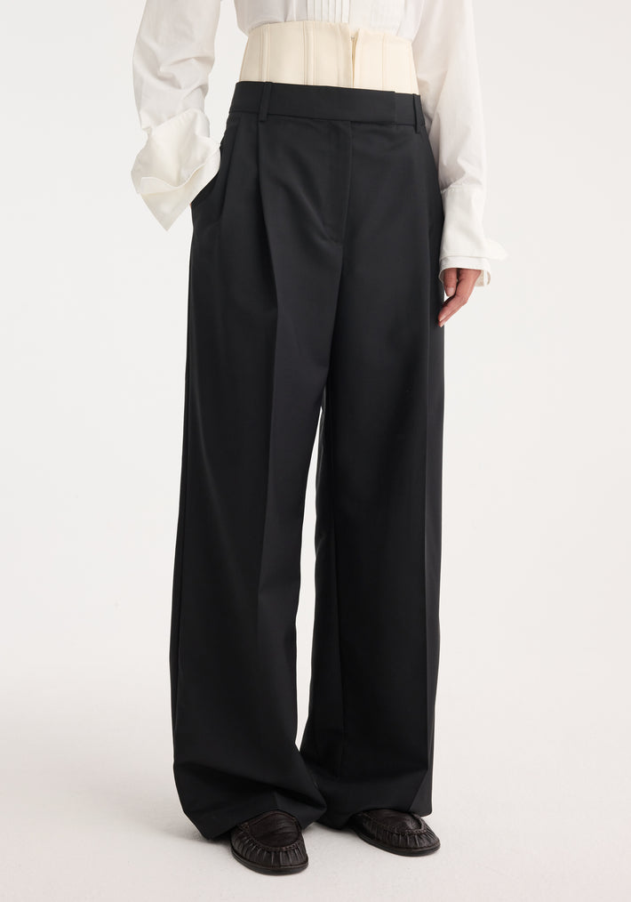 Corset trousers | black