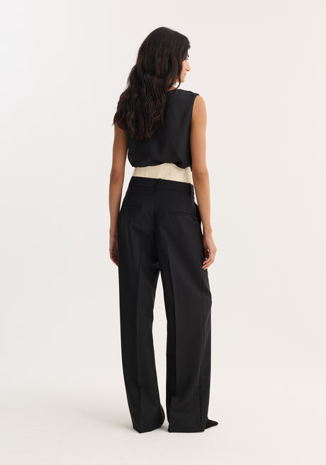 Corset trousers | black