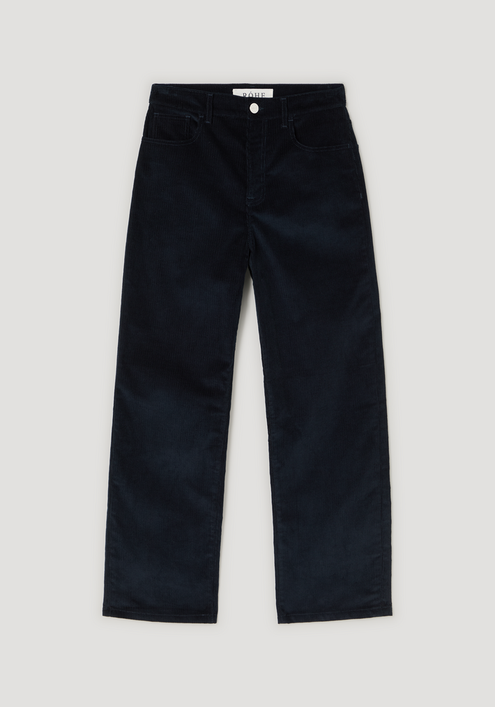 Relaxed corduroy trousers | night