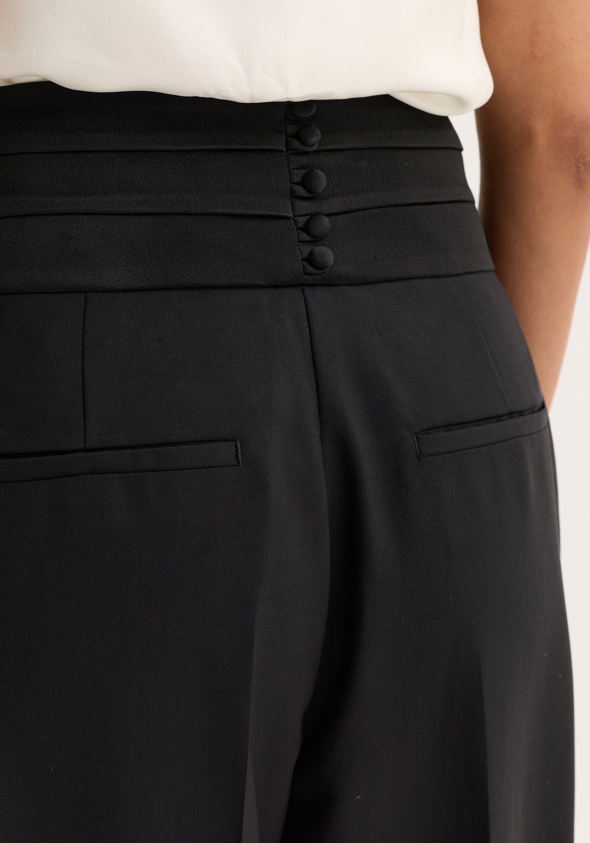 Cumberband trousers | black