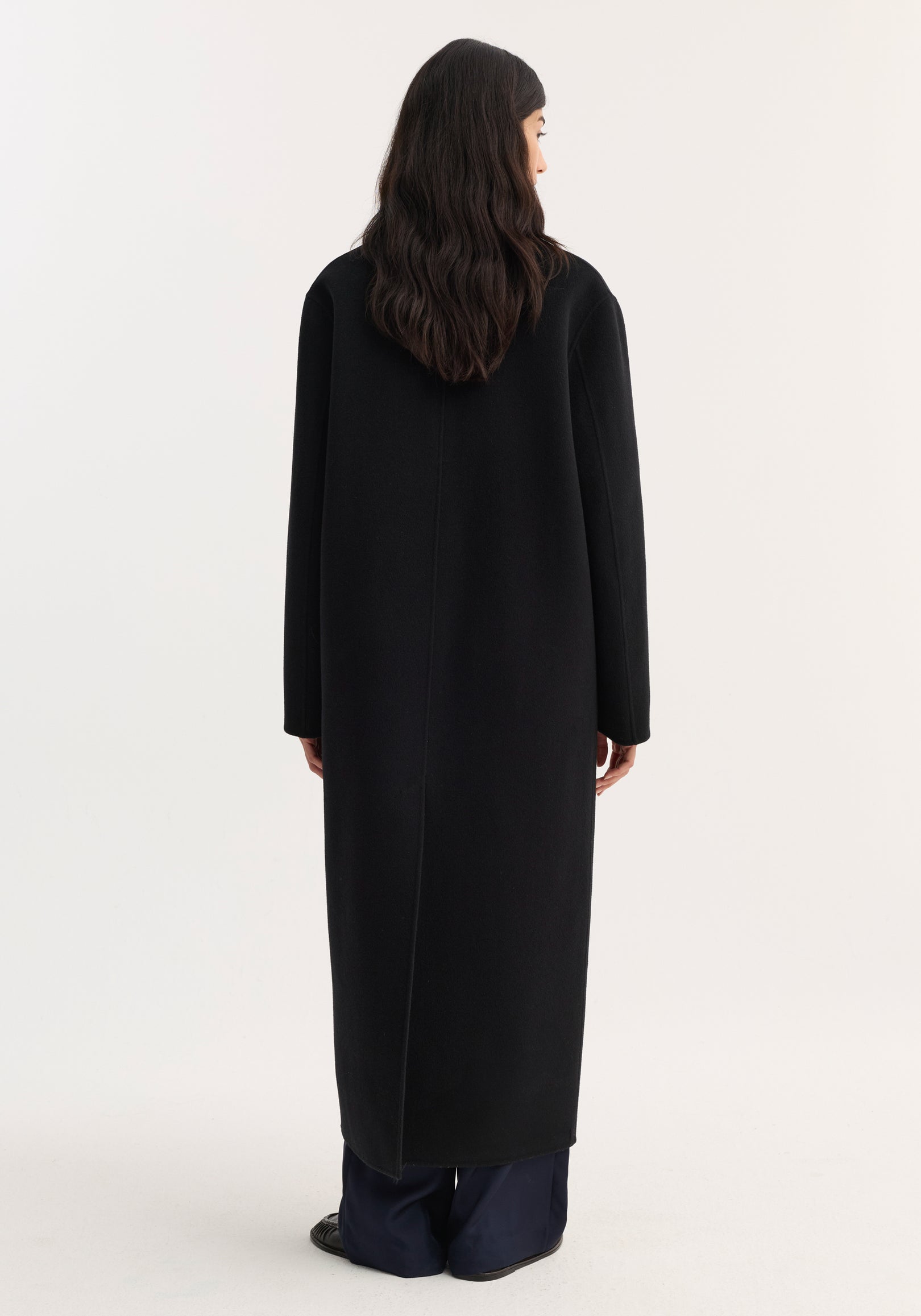 Double-faced coat | black