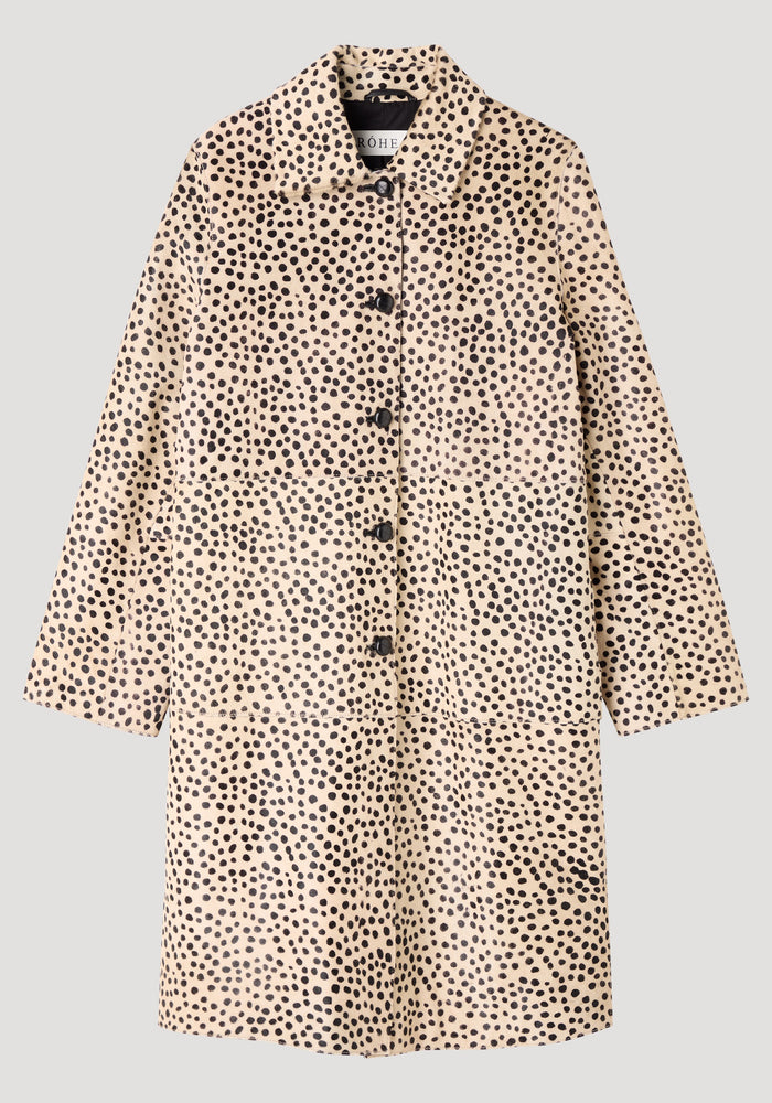 Pony hair coat | cheetah