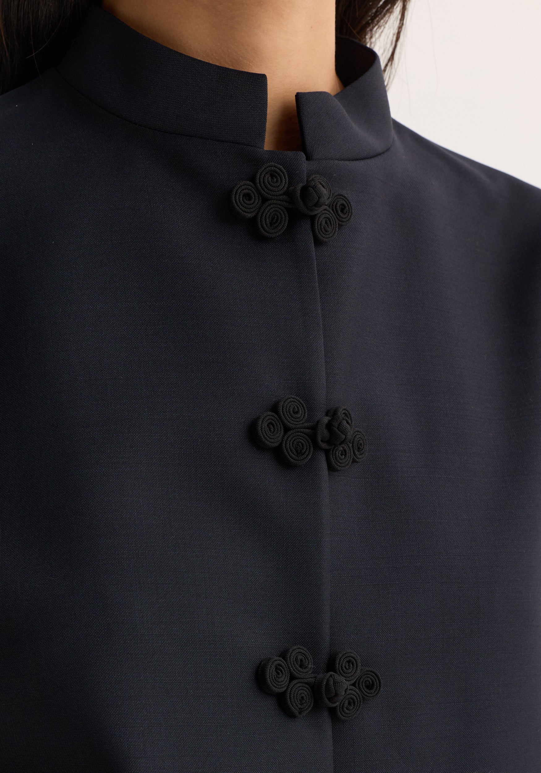 Pankou closure jacket | navy