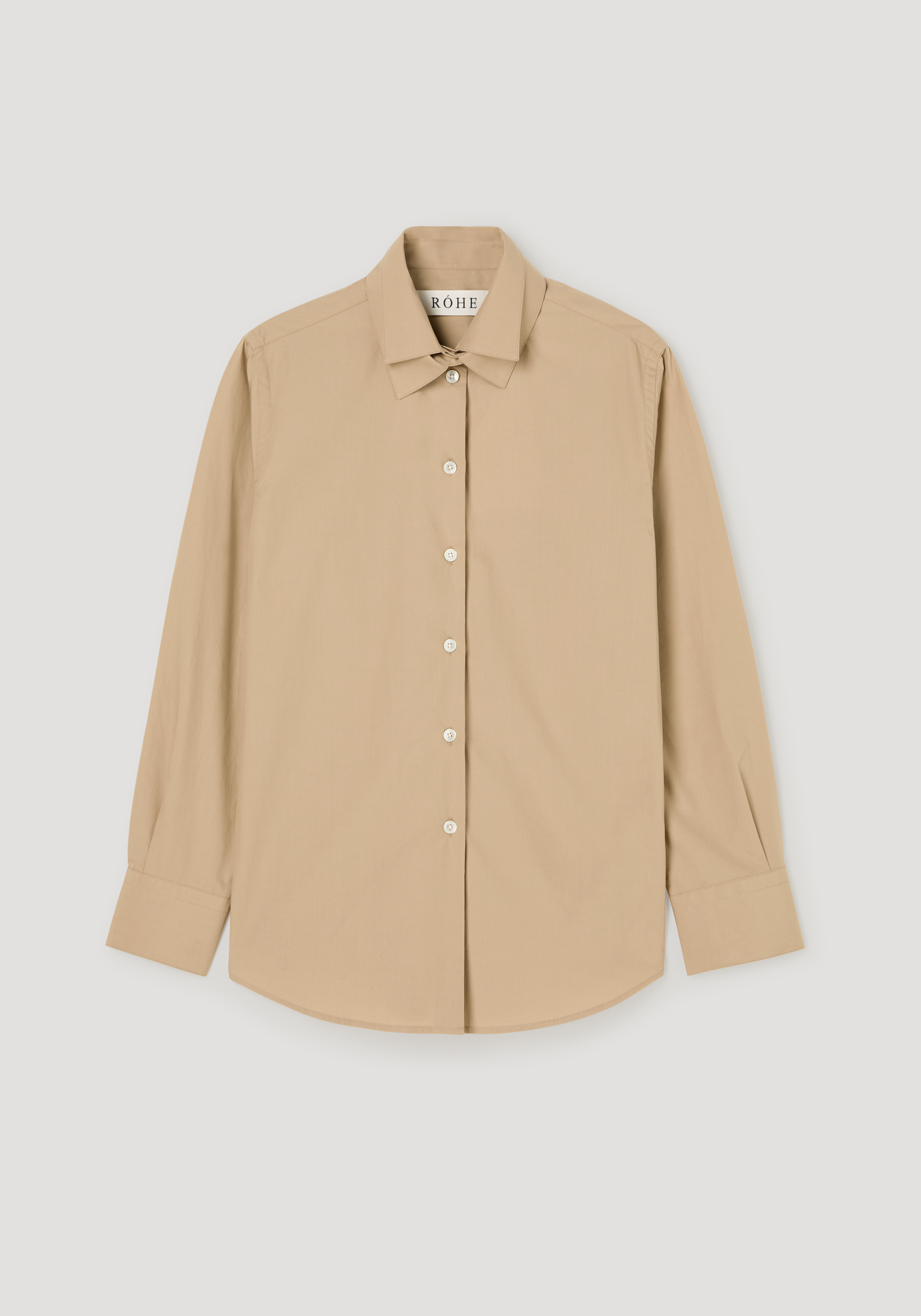 Double collar shirt | wheat