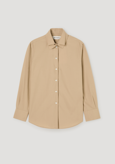 Double collar shirt | wheat