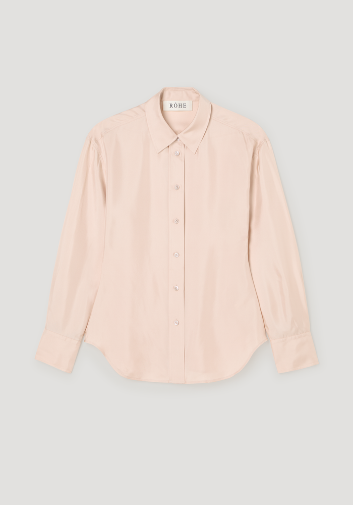 Silk shaped shirt | rose