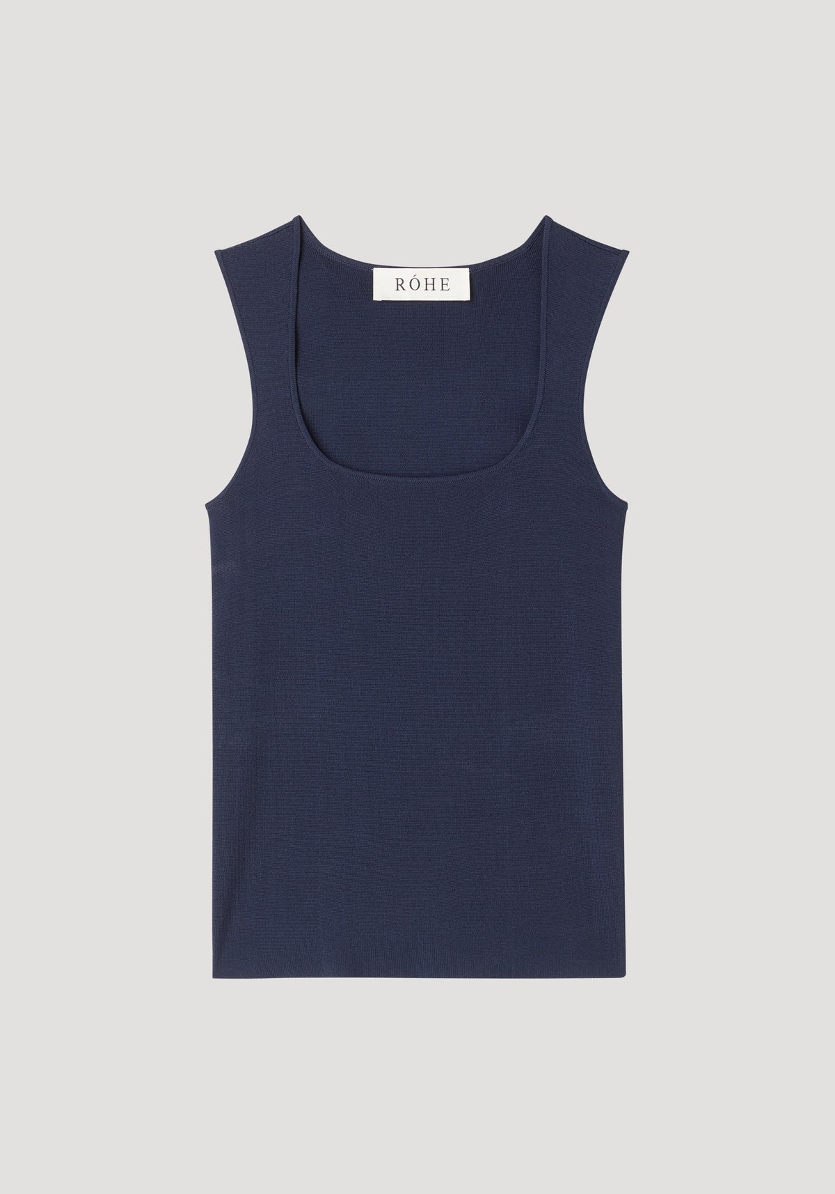 Bustier shaped knitted top | navy